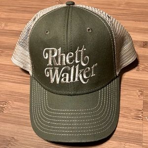 This is a mid condition Rhett Walker hat that is also signed.